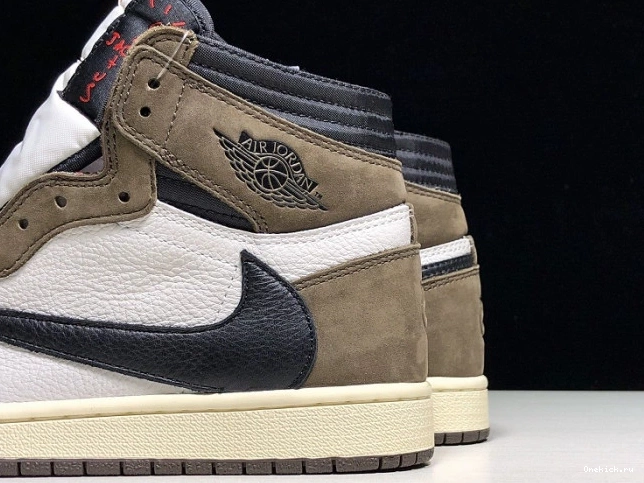 One Kick 1 'Mocha' Air High OG Retro Scott Jordan x Travis - CD4487 100 0726